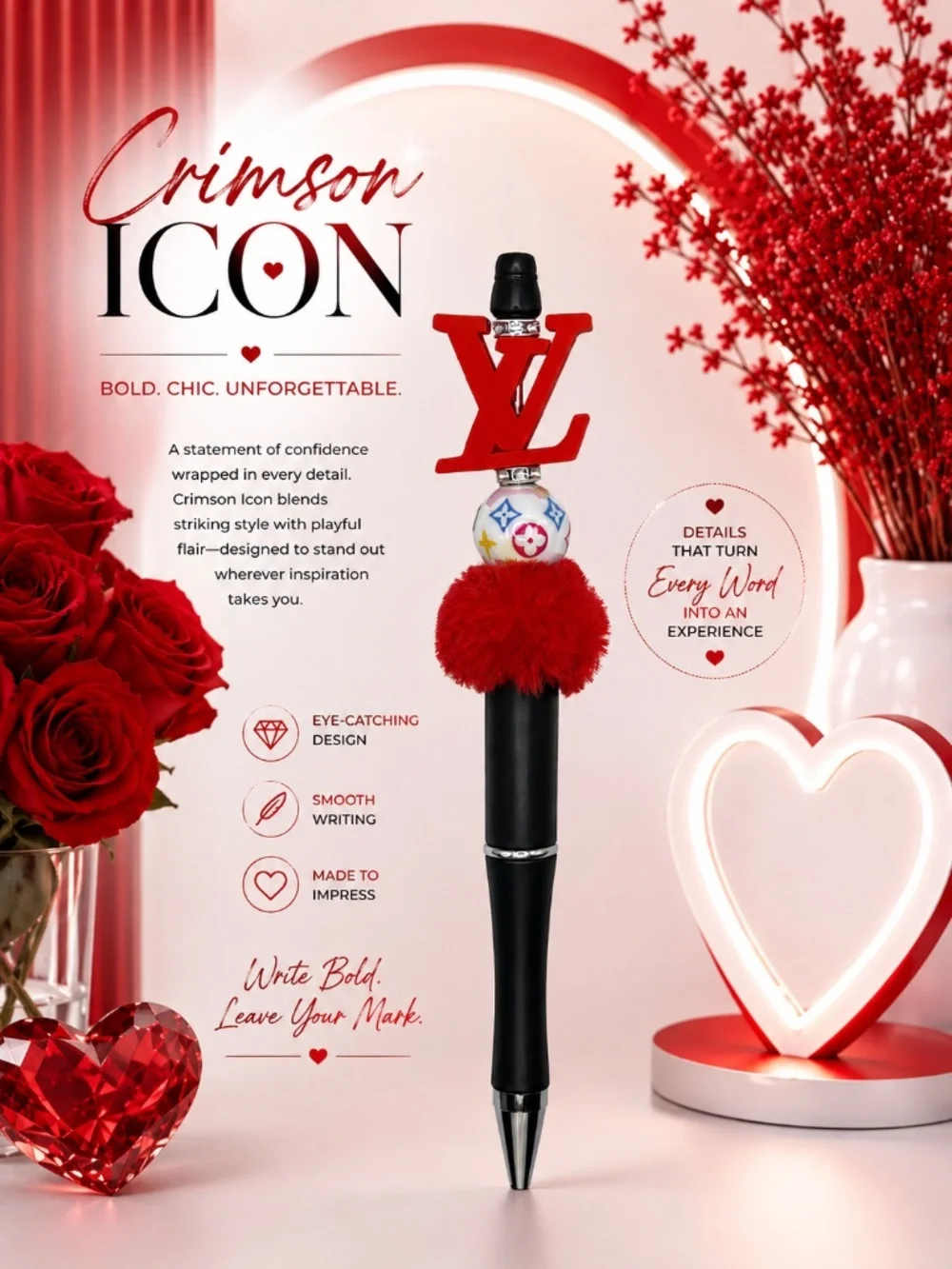 Red Obsession Luxe Pen